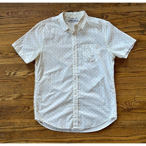 OUTERKNOWN White Floral Kelly Slater Button Up Surf Skate Shirt  Mens Size Small - Picture 3 of 8
